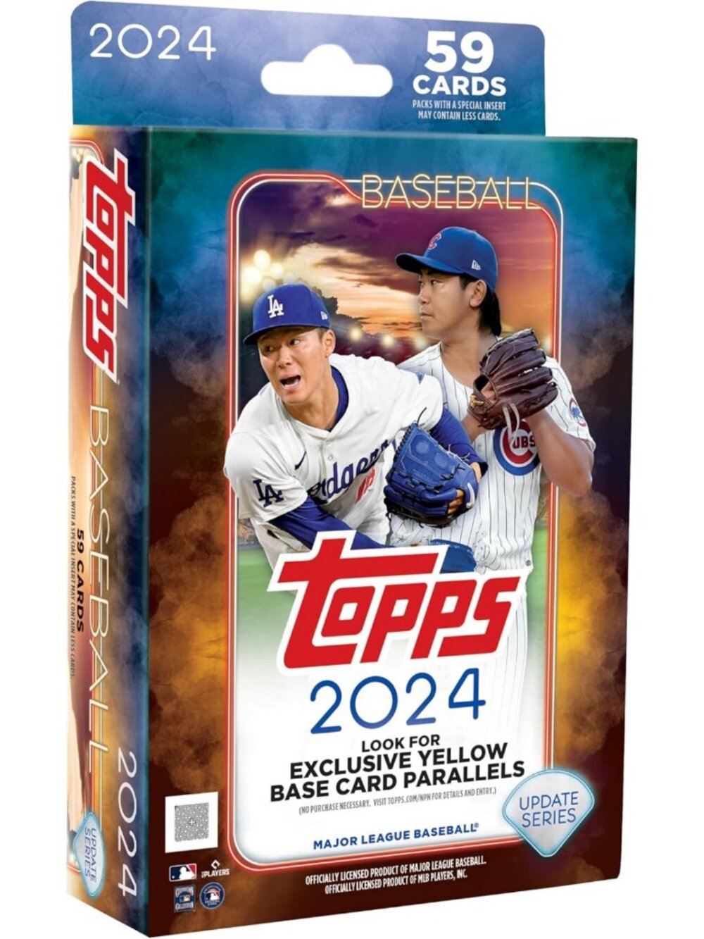 2024 Baseball Card Updates Hanger Box - Collectible Trading Cards for Fans